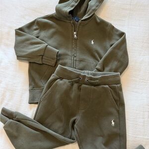 Polo by Ralph Lauren Olive Green Kids Sweatpants